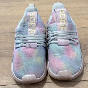 Adidas Lite Racer Adapt 7.0 Sneakers Pastel Rainbow Toddler Size 10